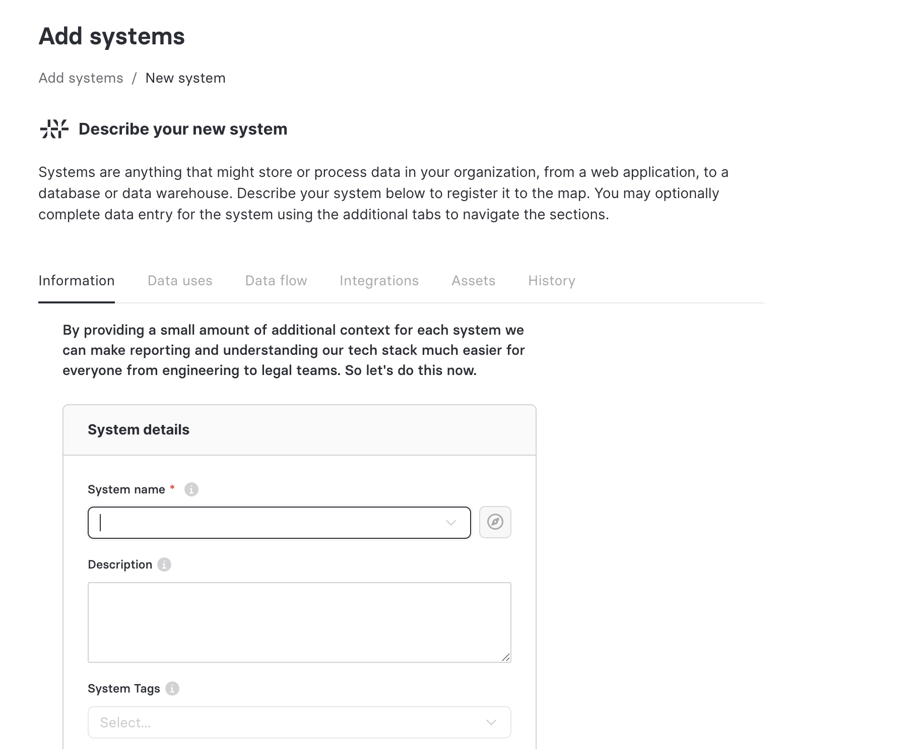 Add system info